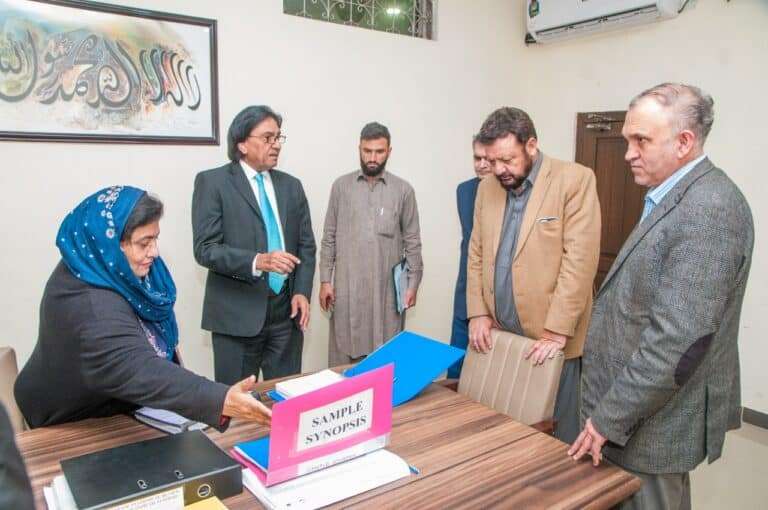 GB team visiting RMU & Health minister signing MOU for starting of Training of postgra ( (10)